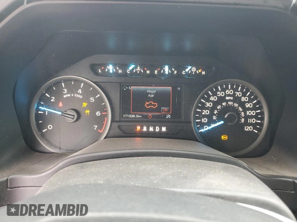 2020 Ford F-150 XL with VIN 1FTEW1E57LFB56617, listed as a Copart auction lot 56384545 with 171,336 mi miles and Salvage title. Bid and sale history available at DreamBid. Image 9.