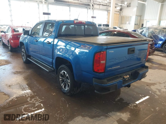 2021 Chevrolet Colorado 4WD Z71 with VIN 1GCGTDEN7M1141049, listed as a IAAI auction lot 41223962 with 62,114 mi miles and . Bid and sale history available at DreamBid. Image 3.