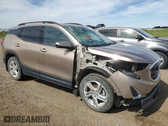 2018 GMC Terrain SLE z VIN 3GKALTEX6JL196702, wystawiony jako Copart lot #58669945 z przebiegiem 86 215 mil mil oraz Szkody całkowita. Historia ofert i sprzedaży dostępna na DreamBid. Obrazek 4.