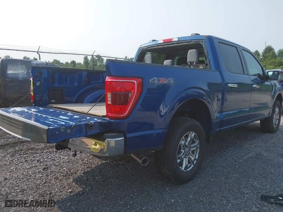 2023 Ford F-150 XL with VIN 1FTEW1EP0PKF68652, listed as a IAAI auction lot 40108139 with 5,858 mi miles. Bid and sale history available at carsss.com. Image 4.