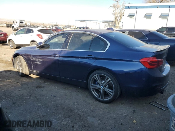 2017 BMW 3 Series 340i xDrive with VIN WBA8B7C59HK806459, listed as a Copart auction lot 82413934 with 60,421 mi miles and Salvage Title. Bid and sale history available at carsss.com. Image 2.