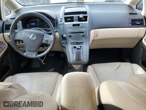2010 Lexus HS 250h with VIN JTHBB1BA8A2022203, listed as a Copart auction lot 89146075 with 220,816 mi miles and Salvage Title. Bid and sale history available at DreamBid. Image 8.