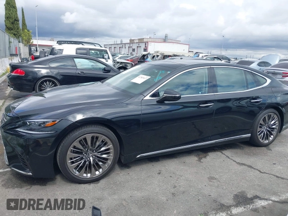 2020 Lexus LS with VIN JTHG5LFF4L5011134, listed as a IAAI auction lot 41782417 with 14,070 mi miles and . Bid and sale history available at DreamBid. Image 14.