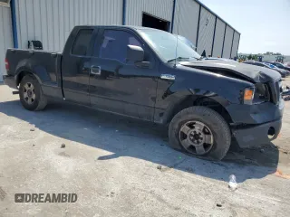 2006 Ford F-150 STX with VIN 1FTRX02WX6KB72599, listed as a Copart auction lot 58015195 with 260,572 mi miles and Salvage title. Bid and sale history available at DreamBid. Image 4.