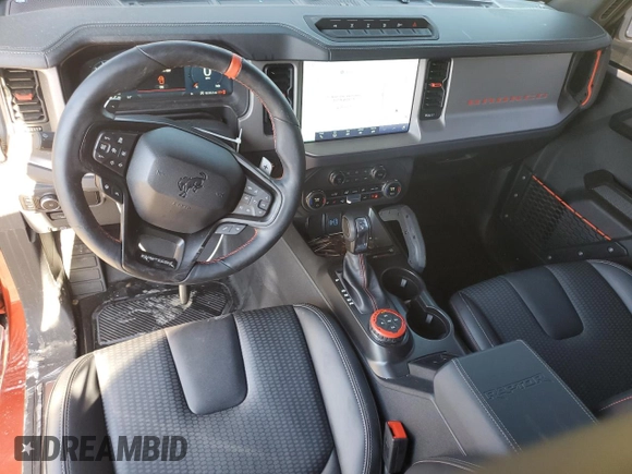 2024 Ford Bronco Raptor с VIN 1FMEE0RR2RLA01327, выставлен на аукционе Copart как лот 43595095 с пробегом 10 235 миль миль и Чистый • Clean title. История ставок и продаж доступна на DreamBid. Изображение 8.