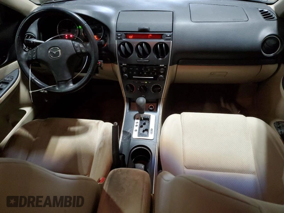 2007 Mazda 6 S Sport VE with VIN 1YVHP80D575M08954, listed as a Copart auction lot 42034825 with 134,880 mi miles and Salvage Title. Bid and sale history available at DreamBid. Image 8.