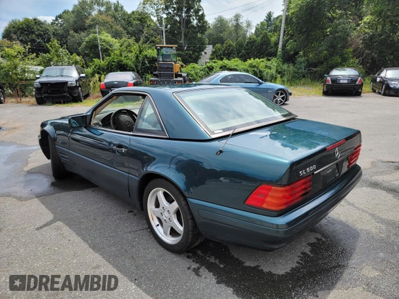 1996 Mercedes-Benz SL-Class with VIN WDBFA67F1TF130955, listed as a Copart auction lot 54483495 with 97,732 mi miles and Clean Title. Bid and sale history available at carsss.com. Image 3.