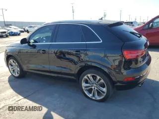 2017 Audi Q3 Premium Plus with VIN WA1HCCFS0HR009755, listed as a Copart auction lot 52728145 with 105,459 mi miles and Salvage title. Bid and sale history available at DreamBid. Image 2.