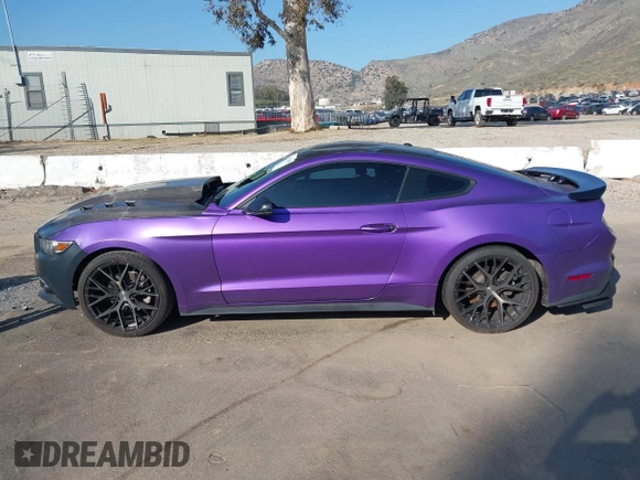 2015 Ford Mustang EcoBoost with VIN 1FA6P8TH5F5358816, listed as a IAAI auction lot 41573005 with 57,975 mi miles and . Bid and sale history available at carsss.com. Image 14.
