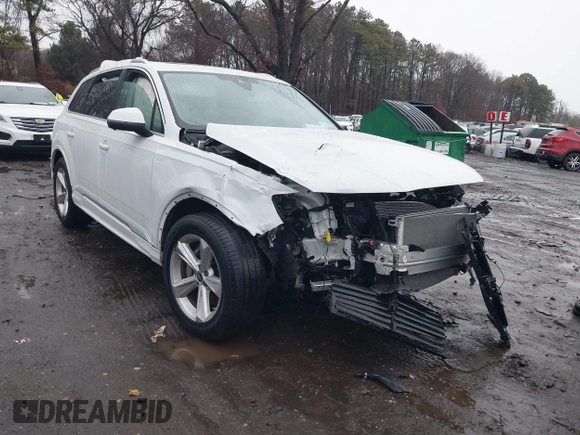 2023 Audi Q7 Premium with VIN WA1ACBF72PD009565, listed as a IAAI auction lot 41022701 with 20,558 mi miles and . Bid and sale history available at DreamBid. Image 1.