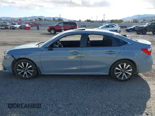 2023 Honda Civic Sedan EX with VIN 2HGFE1F72PH322006, listed as a IAAI auction lot 41785227 with 1 mi miles. Bid and sale history available at carsss.com. Image 14.