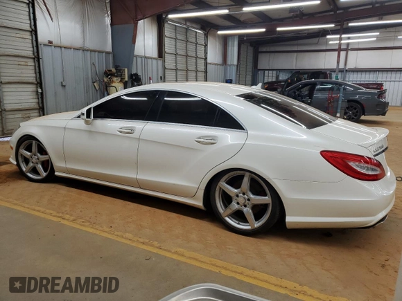 2014 Mercedes-Benz CLS-Class CLS 550 with VIN WDDLJ7DB1EA102123, listed as a Copart auction lot 53478605 with 143,847 mi miles and Clean Title. Bid and sale history available at carsss.com. Image 2.