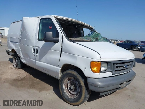 2007 Ford Econoline Cargo with VIN 1FTSE34L07DA95727, listed as a IAAI auction lot 41805499 with Not Provided miles and . Bid and sale history available at carsss.com. Image 1.