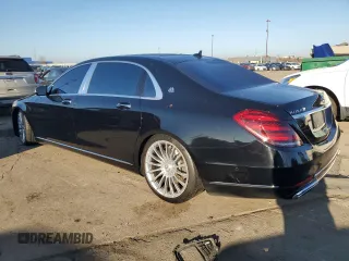2018 Mercedes-Benz S 560 Maybach with VIN WDDUX8GB1JA363413, listed as a Copart auction lot 80050514 with 118,315 mi miles and Clean Title. Bid and sale history available at DreamBid. Image 2.