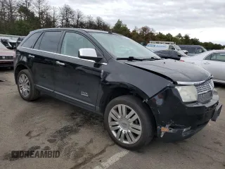 2009 Lincoln MKX with VIN 2LMDU88C19BJ11932, listed as a Copart auction lot 72809804 with 178,465 mi miles and Non Repairable. Bid and sale history available at carsss.com. Image 4.