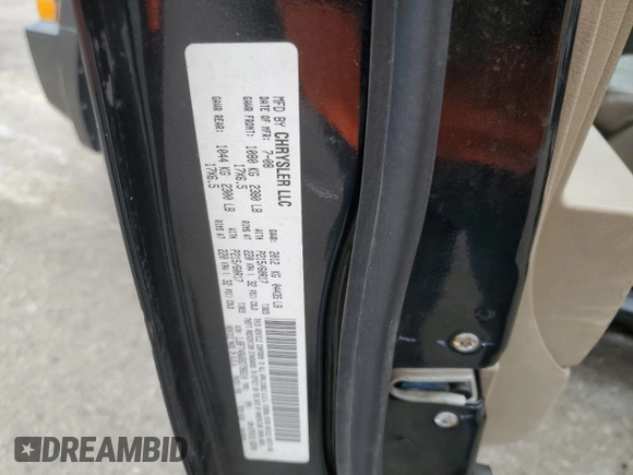 2008 Jeep Patriot Limited with VIN 1J8FT48W68D796610, listed as a Copart auction lot 87911365 with 219,119 mi miles and Salvage Title. Bid and sale history available at DreamBid. Image 12.