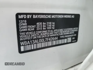 2020 BMW 2 Series M235i xDrive with VIN WBA13AL00L7F42644, listed as a Copart auction lot 47357165 with 32,863 mi miles and Salvage Title. Bid and sale history available at carsss.com. Image 13.