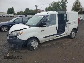 2021 Ram ProMaster City Cargo Tradesman with VIN ZFBHRFAB0M6U52709, listed as a Copart auction lot 73232844 with Not Provided miles and Salvage Title. Bid and sale history available at DreamBid. Image 1.