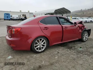 2013 Lexus IS 250 with VIN JTHBF5C26D5190413, listed as a Copart auction lot 59731095 with 194,651 mi miles and Salvage title. Bid and sale history available at DreamBid. Image 3.