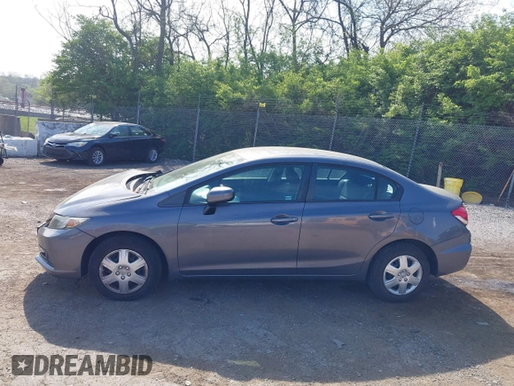 2014 Honda Civic LX with VIN 19XFB2F55EE234183, listed as a IAAI auction lot 42094263 with 148,728 mi miles. Bid and sale history available at carsss.com. Image 14.
