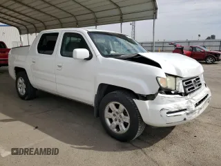 2006 Honda Ridgeline RTL with VIN 2HJYK16506H570523, listed as a Copart auction lot 75746474 with 142,694 mi miles and Salvage Title. Bid and sale history available at carsss.com. Image 4.