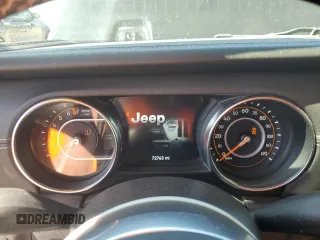 2020 Jeep Gladiator Overland with VIN 1C6HJTFG0LL106948, listed as a Copart auction lot 61496915 with 72,763 mi miles and Salvage title. Bid and sale history available at DreamBid. Image 9.
