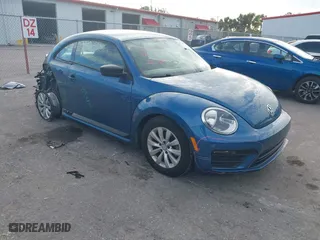 2018 Volkswagen Beetle S with VIN 3VWFD7AT5JM710121, listed as a IAAI auction lot 41264655 with 37,871 mi miles. Bid and sale history available at carsss.com. Image 1.