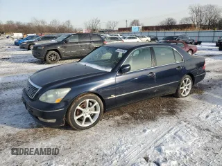 2005 Lexus LS 430 with VIN JTHBN36F255005779, listed as a Copart auction lot 45543465 with 241,284 mi miles and Clean Title. Bid and sale history available at carsss.com. Image 1.