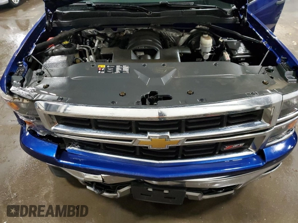 2014 Chevrolet Silverado 1500 LT with VIN 1GCVKREC4EZ167648, listed as a Copart auction lot 86758534 with 110,941 mi miles and Salvage Title. Bid and sale history available at carsss.com. Image 12.