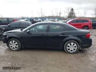2013 Dodge Avenger SE with VIN 1C3CDZAB8DN572680, listed as a IAAI auction lot 41924396 with 206,382 mi miles. Bid and sale history available at carsss.com. Image 15.