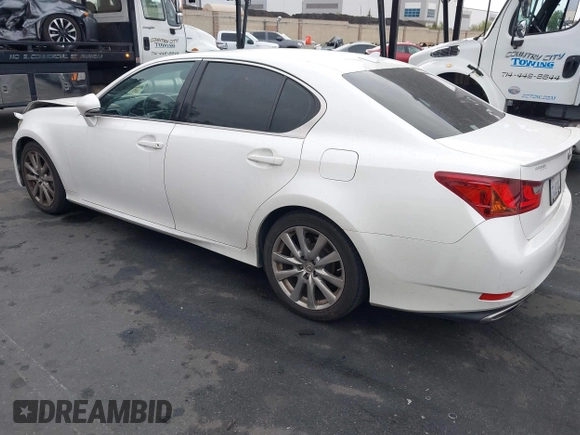 2014 Lexus GS 350 with VIN JTHBE1BL7E5030533, listed as a IAAI auction lot 42034624 with 189,027 mi miles. Bid and sale history available at carsss.com. Image 3.