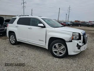 2015 GMC Terrain Denali with VIN 2GKALUEK4F6177975, listed as a Copart auction lot 47483555 with 77,576 mi miles and Salvage Title. Bid and sale history available at carsss.com. Image 4.