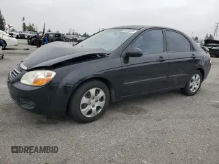 2008 Kia Spectra EX z VIN KNAFE122085570849, wystawiony jako Copart lot #55466925 z przebiegiem 144 210 mil mil oraz Szkoda całkowita • Salvage title. Historia ofert i sprzedaży dostępna na DreamBid. Obrazek 1.