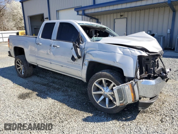 2018 Chevrolet Silverado 1500 LT with VIN 1GCRCREH0JZ158238, listed as a Copart auction lot 48698145 with Not Provided miles and Salvage Title. Bid and sale history available at DreamBid. Image 4.