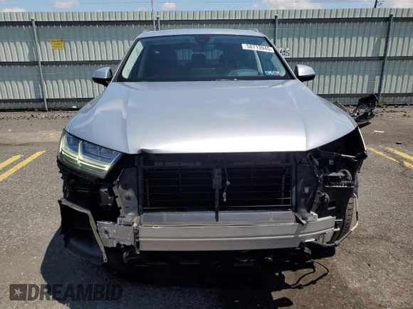 2018 Audi Q7 Prestige with VIN WA1VAAF71JD017682, listed as a Copart auction lot 58713945 with 120,610 mi miles and Salvage title. Bid and sale history available at DreamBid. Image 5.