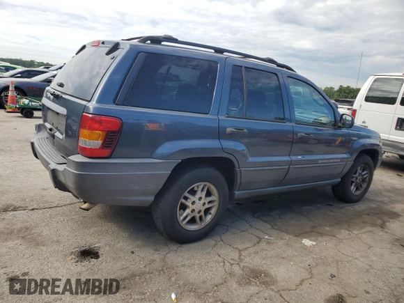 2004 Jeep Grand Cherokee Laredo with VIN 1J4GX48S24C216941, listed as a Copart auction lot 55584785 with 279,710 mi miles and Salvage title. Bid and sale history available at DreamBid. Image 3.