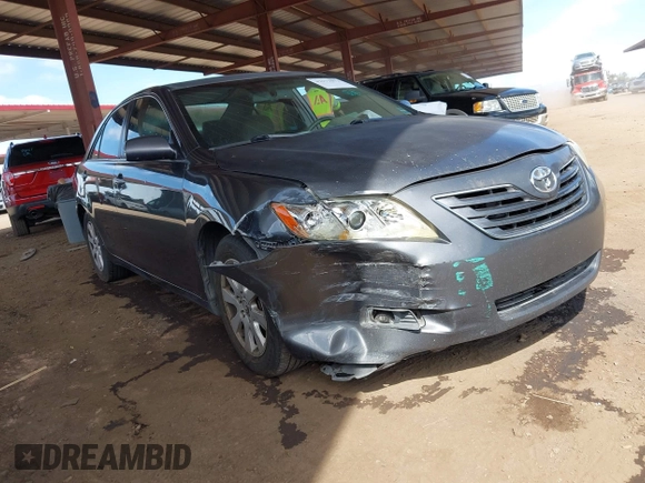 2007 Toyota Camry CE with VIN 4T1BE46KX7U008924, listed as a IAAI auction lot 42171072 with 254,303 mi miles and . Bid and sale history available at DreamBid. Image 1.