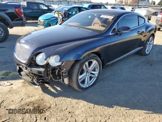 2009 Bentley Continental GT with VIN SCBCR73W79C060741, listed as a Copart auction lot 85754164 with 89,111 mi miles and Salvage Title. Bid and sale history available at DreamBid. Image 1.