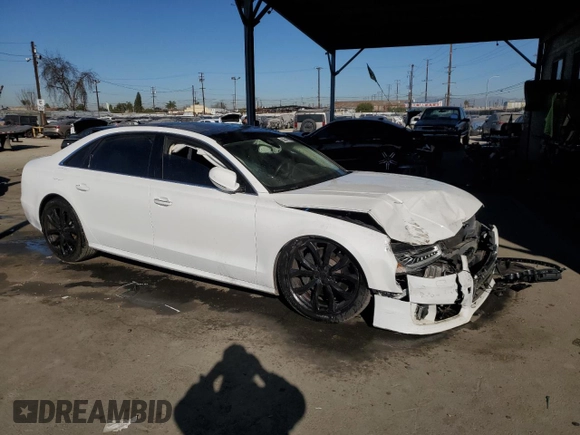 2016 Audi A8 L 4.0T Sport with VIN WAU43AFD9GN012148, listed as a Copart auction lot 86842964 with Not Provided miles and Salvage Title. Bid and sale history available at carsss.com. Image 4.
