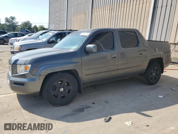 2007 Honda Ridgeline RTL w/Leather with VIN 2HJYK16567H520114, listed as a Copart auction lot 68681714 with 216,696 mi miles and Salvage Title. Bid and sale history available at carsss.com. Image 1.