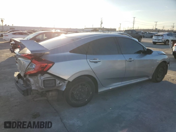 2018 Honda Civic Sedan LX with VIN 2HGFC2F53JH533135, listed as a Copart auction lot 46267795 with 82,801 mi miles and Salvage Title. Bid and sale history available at carsss.com. Image 3.
