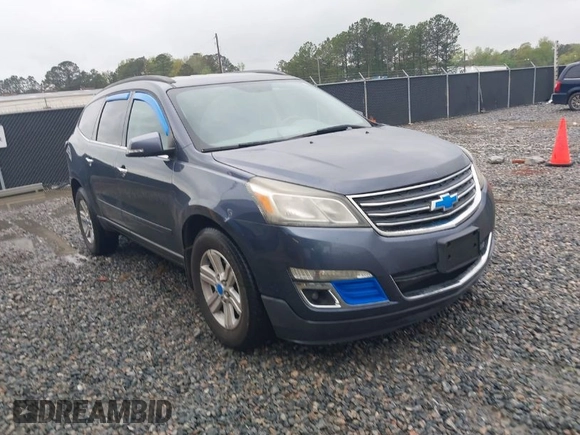 2013 Chevrolet Traverse LT with VIN 1GNKVGKD5DJ130012, listed as a IAAI auction lot 41909148 with 169,485 mi miles and . Bid and sale history available at DreamBid. Image 1.