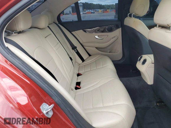 2017 Mercedes-Benz C 300 with VIN 55SWF4KB3HU217567, listed as a Copart auction lot 61574015 with 97,664 mi miles and Salvage title. Bid and sale history available at DreamBid. Image 10.