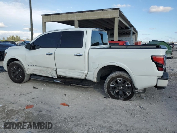 2021 Nissan Titan SV with VIN 1N6AA1EDXMN506587, listed as a Copart auction lot 85530864 with 94,339 mi miles and Salvage title. Bid and sale history available at DreamBid. Image 2.