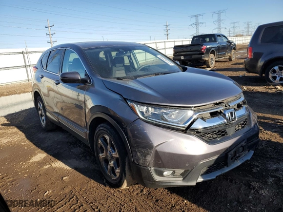 2018 Honda CR-V EX with VIN 2HKRW2H58JH681661, listed as a Copart auction lot 50220165 with 80,175 mi miles and Salvage Title. Bid and sale history available at carsss.com. Image 4.