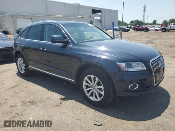 2016 Audi Q5 Premium Plus with VIN WA1L2AFP4GA126619, listed as a Copart auction lot 62185165 with 161,555 mi miles and Salvage title. Bid and sale history available at DreamBid. Image 4.