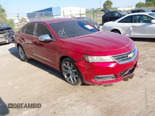 2015 Chevrolet Impala LTZ with VIN 2G1165S34F9116526, listed as a IAAI auction lot 42104754 with 145,961 mi miles and . Bid and sale history available at DreamBid. Image 1.