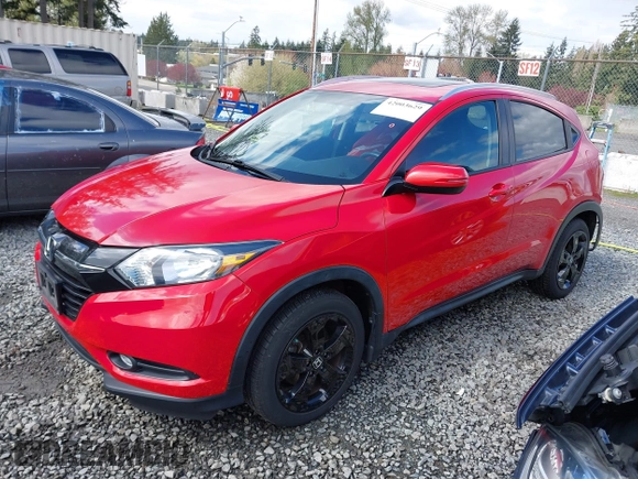 2016 Honda HR-V EX-L w/Navi with VIN 3CZRU6H79GM730152, listed as a IAAI auction lot 42003629 with 82,037 mi miles. Bid and sale history available at carsss.com. Image 15.