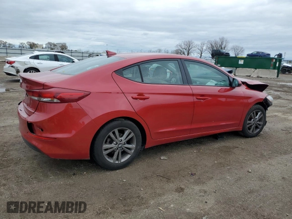 2018 Hyundai Elantra SEL with VIN 5NPD84LF1JH322068, listed as a Copart auction lot 81502884 with 103,052 mi miles and Salvage Title. Bid and sale history available at DreamBid. Image 3.