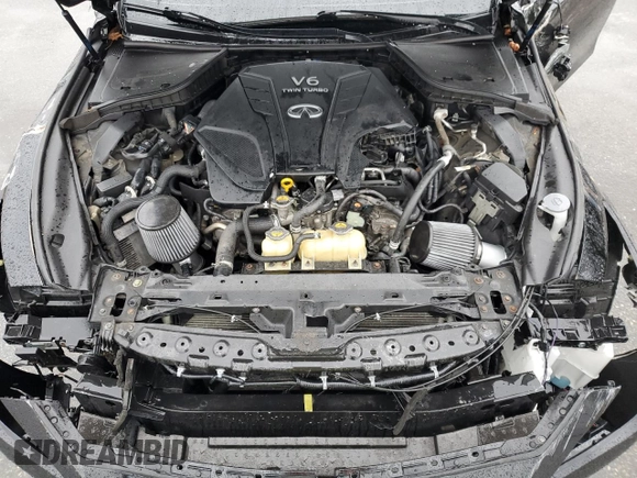 2020 Infiniti Q50 Pure with VIN JN1EV7ARXLM252478, listed as a Copart auction lot 46797865 with Not provided miles and Salvage title. Bid and sale history available at DreamBid. Image 12.